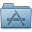 Applications Folder Blue Icon 32x32 png